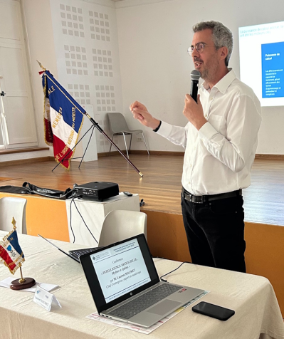 M. Laurent MAUMET, lors de sa conférence
